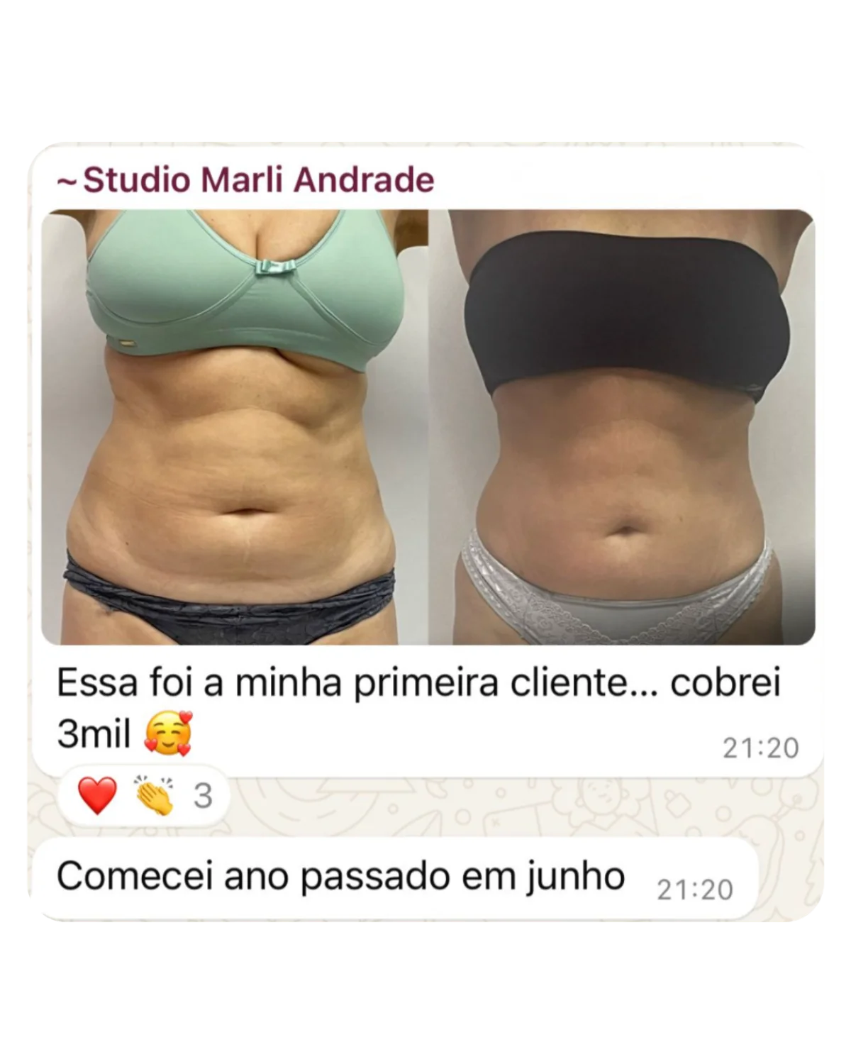 Depoimento aluna CRIO LIV PRO 12