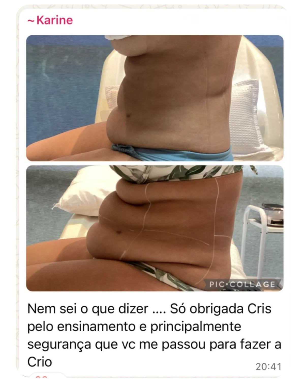 Depoimento aluna CRIO LIV PRO 9